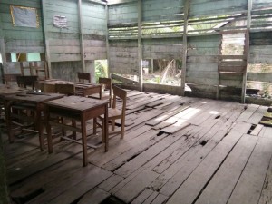 Kondisi Gedung MI Nurul Huda Memprihatinkan