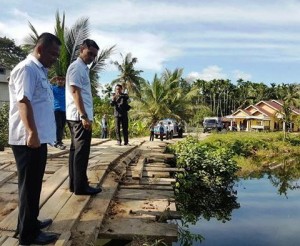 Jalan Nasional Aur Duri-Muarasabak Mulai Dikerjakan