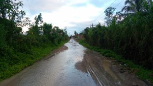 Jalan Sungai Tutung Jadi Sungai