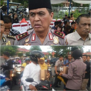 Kapolda dan Kapolres Bagi Takjil