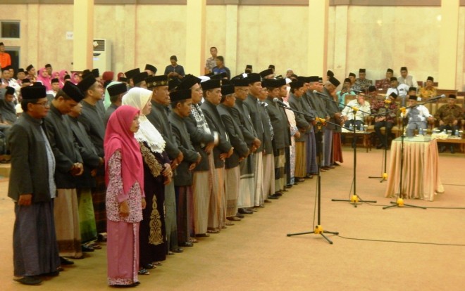 Dewan Hakim MTQ ke 47 tingkat Provinsi Jambi, resmi dilantik