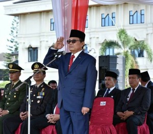 Pimpin Upacara Hari Kesaktian Pancasila, Ini Pesan Wagub Fachrori