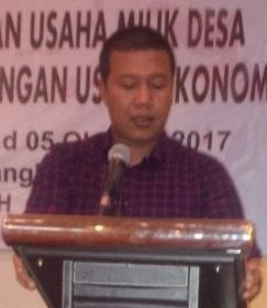 Bupati Tanjabtim Romi Hariyanto saat menyampaikan kata sambutan