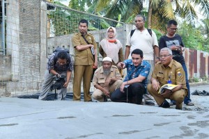 Gubernur Tinjau Pembangunan Peningkatan Prasarana Umum  