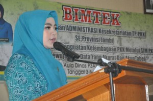 Perkuat Pengelolaan Kesekretariatan, PKK Provinsi Jambi Gelar Bimtek