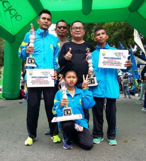 Tanjabtim Borong Juara Marathon Jambi Run 10 K