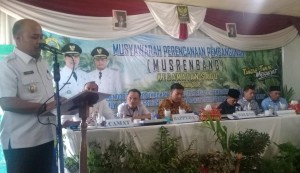 Wabup Robby Hadiri Musrenbang Kecamatan Sadu