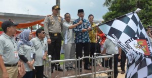 Sekda Provinsi Jambi Lepas Pawai Kendaraan Hias Parpol Peserta Pemilu 2019