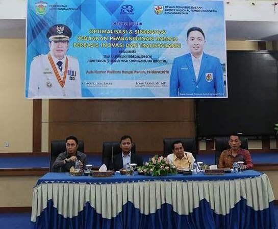 Pemkot dan KNPI Kota Sungaipenuh gelar Diskusi Publik bersama ICW