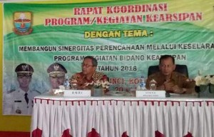 Sekda Dianto Buka Rakor Kearsipan Tingkat Provinsi Jambi 	 		 		   	    	    	 	 	