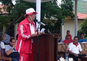 Sekda Buka Festival Olahraga Tradisional Tingkat Provinsi Jambi   