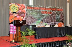 Buka Sosialisasi Peremajaan Sawit Rakyat Tahun 2018, Ini Kata Gubernur Jambi