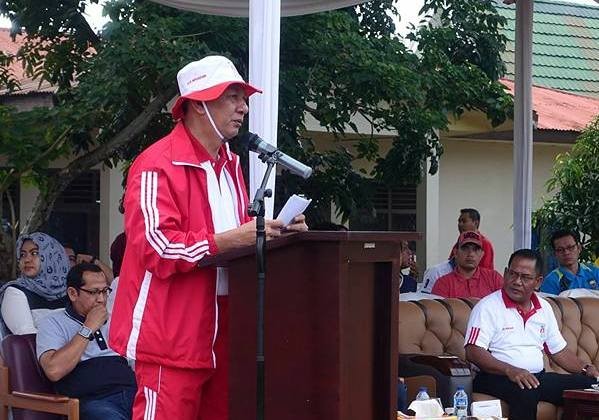 Sekda Provinsi Jambi, M. Dianto saat menyampaikan kata sambutan