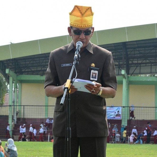 Sekda Provinsi Jambi, M. Dianto saat menyampaikan kata sambutan