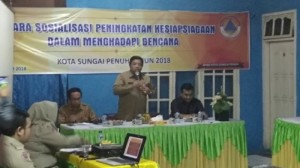 Wawako Sungaipenuh Minta Semua OPD Berperan Aktif Atasi Bencana        