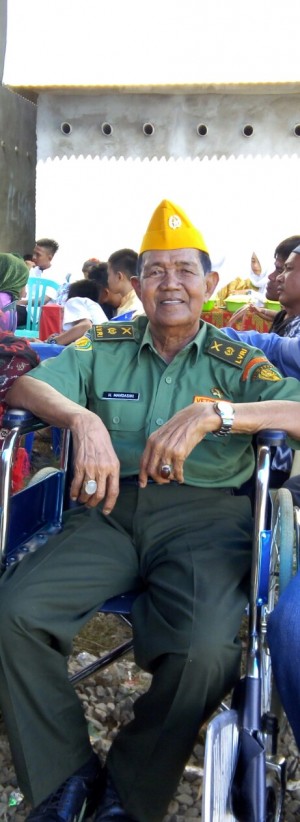 Veteran Pejuang Kemerdekaan Tutup Mata