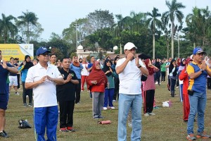 Fachrori Ajak Masyarakat Jambi Giat Berolahraga   