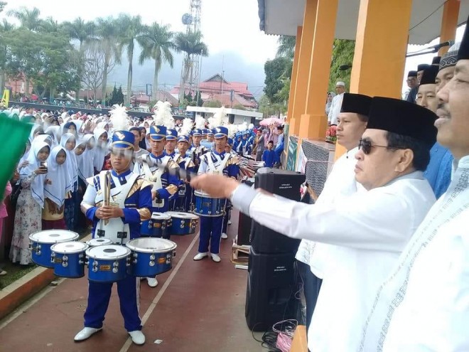 Wako AJB lepas peserta Pawai Taruf memeriahkan Peringatan 1 Muharam 1440 Hijriyah       