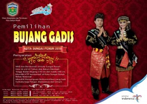 Pendaftaran Pemilihan Bujang Gadih Kota Sungaipenuh 2018 Dibuka