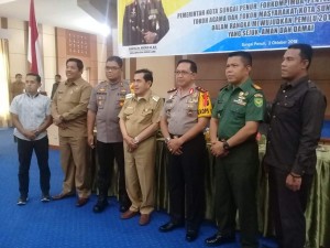 Walikota Sungaipenuh Sambut Kunjungan Kapolda Jambi   