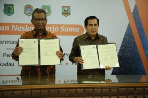 Pemkot Sungaipenuh Tandatangani MoU Kerjasama dengan Badan Informasi Geospasial   