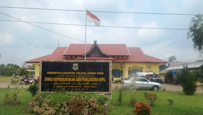 Kantor Dukcapil Bukit Menderang Tanjabtim.