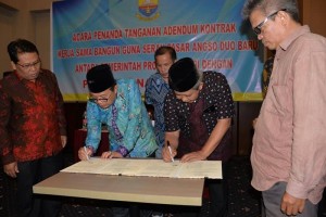 Pemprov Jambi-PT. EBN Tandatangani Adendum Kontrak   