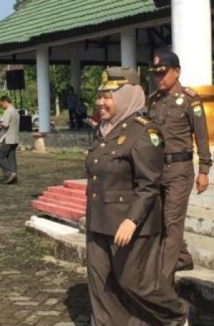 Bupati Masnah Pimpin Upacara HUT HKN, Satpol PP dan Linmas serta Damkar   