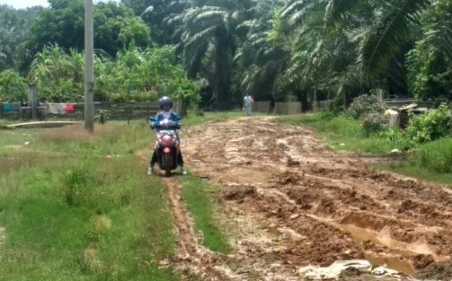 Jalan utama penghubung di Desa Kedotan, Kecamatan Sekernan, Kabupaten Muarojambi, pada tahun ini akan segera diperbaiki