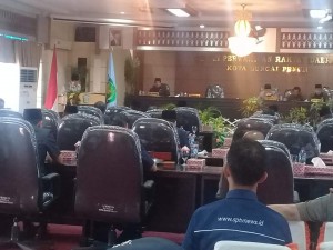 Walikota AJB Sampaikan Ranperda APBD 2019