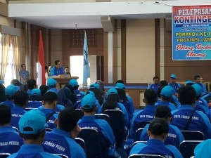 Wako AJB Lepas 383 Atlit Porprov Kota Sungai Penuh