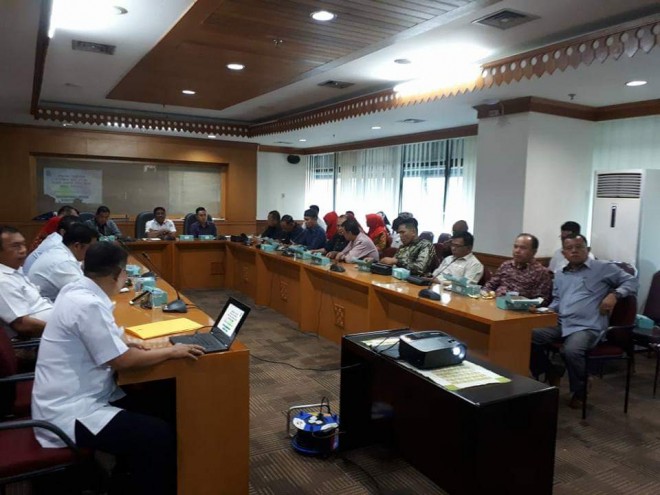 Suasana pertemuan DPRD Sungaipenuh bersama Pemkot Jaktim   