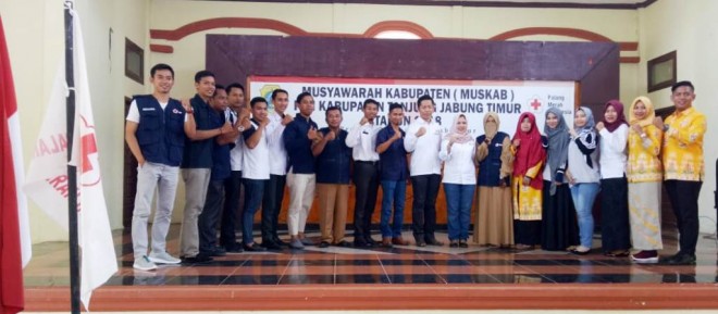 Muskab PMI Yang Berlangsung Di Gedung PKK Tanjabtim