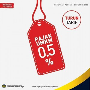 Tarif Pajak UMKM  Turun