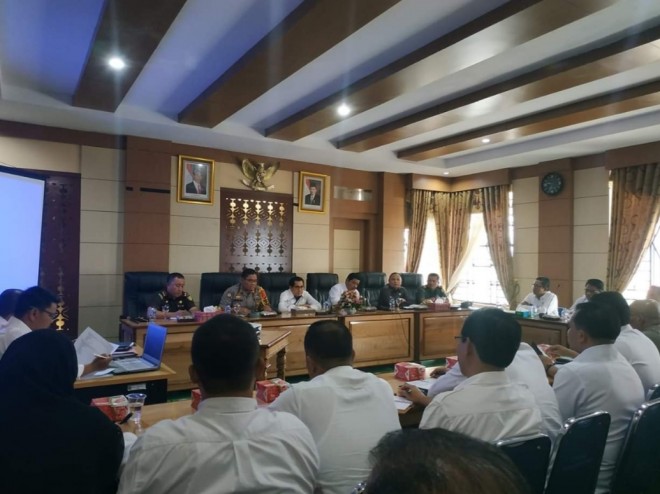 Suasana RakorÂ Pemkot - ForkompimdaÂ Bahas Kesiapan Songsong Pileg dan Pilpres 2019