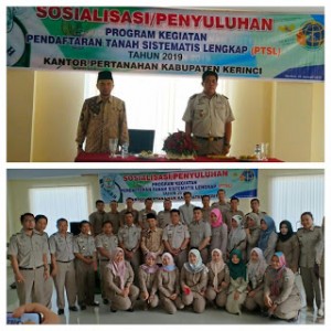 Bupati Adirozal Buka Sosialisasi Program PTSL BPN Kerinci   