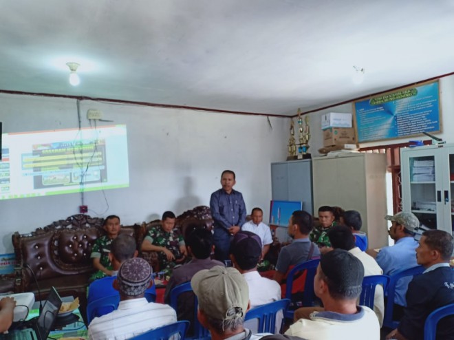 Kodim 0417 Kerinci, gelar sosialisasi TMMD di Desa Sungai Ning