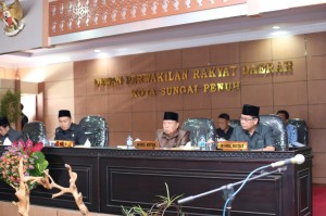 Ketua DPRD Sungaipenuh Pimpin Sidang Paripurna Penyampaian LKPJ Walikota Sungaipenuh