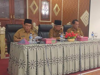 Wabup Kerinci, Pimpin Rapat Evaluasi Dana Desa