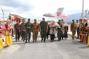 Wakili Bupati Kerinci, Asisten 1 Setda Kerinci, Sambut Kedatangan Kasdam II Sriwijaya