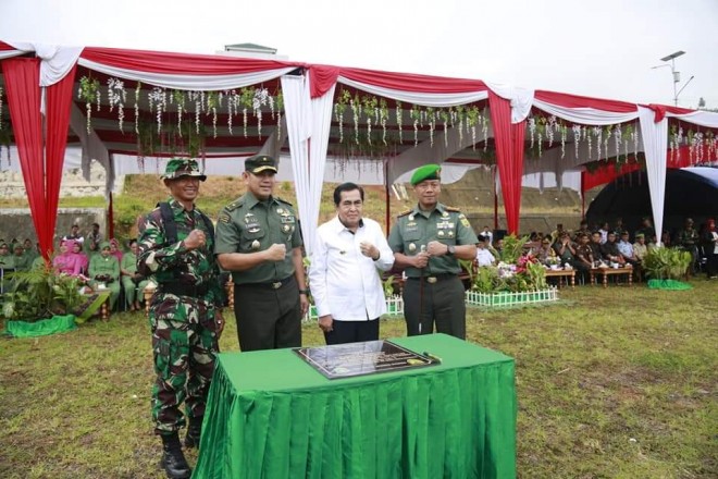 Wako AJB Hadiri Upacara Penutupan TMMD 104 