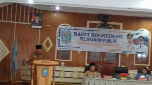 Wabup Ami Taher Buka Rakor Pelayanan Publik Lingkup Pemkab Kerinci Tahun 2019