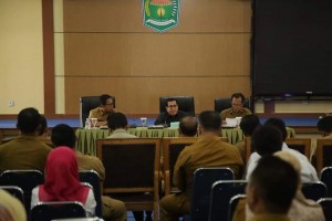 Dorong Percepatan Proses Pembangunan, Wako Kumpulkan Kepala SKPD