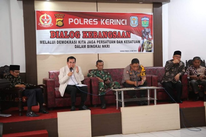 Wako Sungaipenuh AJB Jadi Narasumber Dialog Kebangsaan