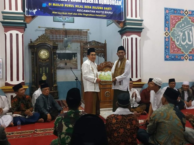 Wako AJB Pimpin Safari Ke Masjid Nurul Hilal Dujung Sakti