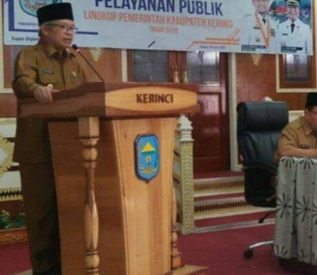 Wakil bupati Kerinci H. Ami Taher