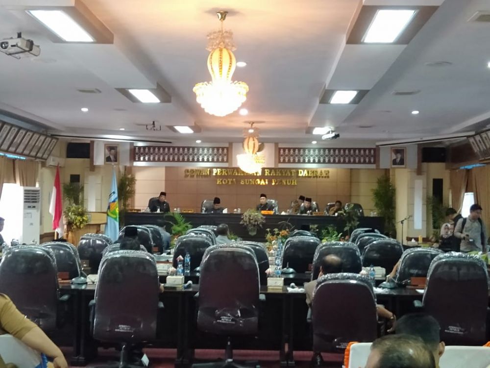 DPRD Sungaipenuh Gelar Rapat Paripurna Penyampaian Tiga Ranperda.