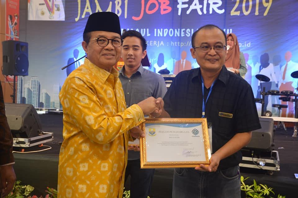 Fachrori hadiri penutupan Jambi Job Fair Tahun 2019, bertempat di Mall Jambi Town Square