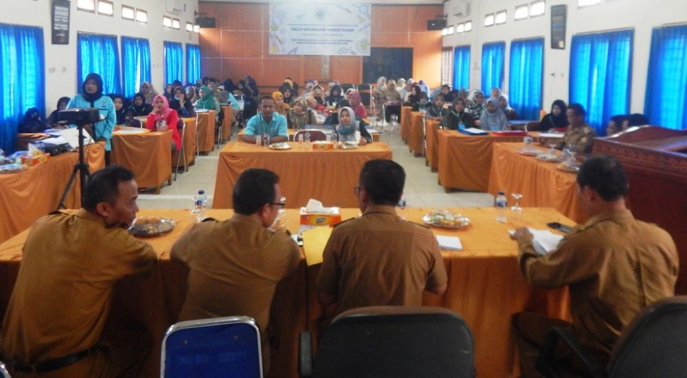 Pembukaan Diklat Tingkat Dasar GTK Tanjabtim di Gedung Diklat 