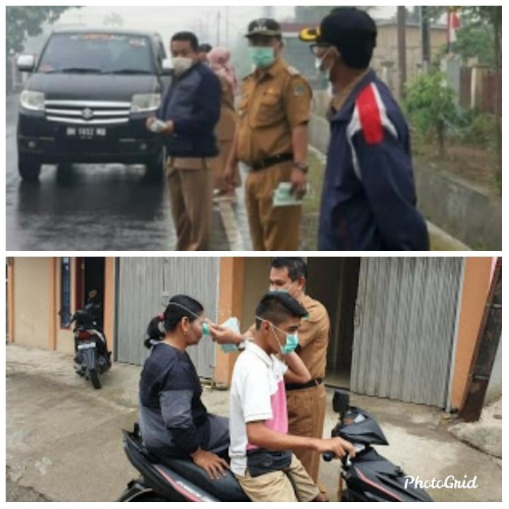 pemkab Kerinci melalui OPD Bagikan Masker ke Masyarakat, disejumlah titik diwilayah kabupaten Kerinci.